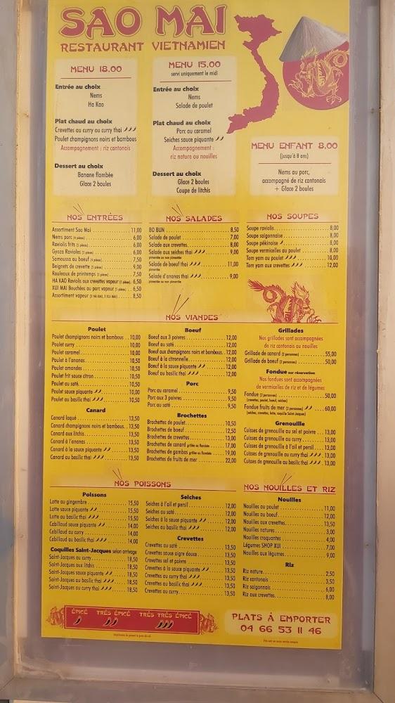 Sao Mai - Menu Image 2